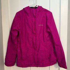 Women’s Columbia Fuchsia Raincoat